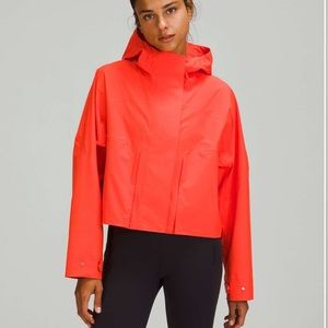 Lululemon Rain Chaser Jacket Sz 12 Autumn Red NWOT